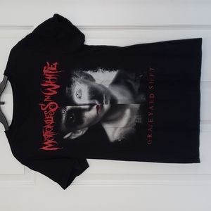 Motionless in white band tee